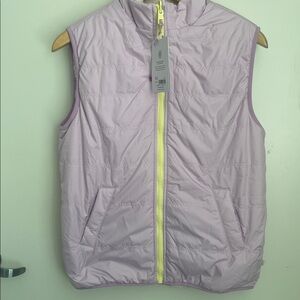 Athleta Kids Light Purple Puffer Vest